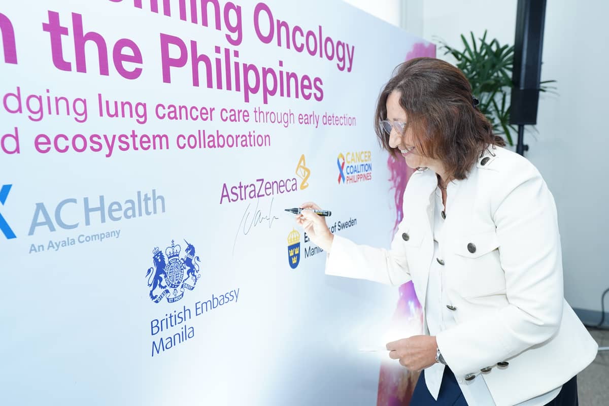AstraZeneca Asia vice president Sylvia Varela.